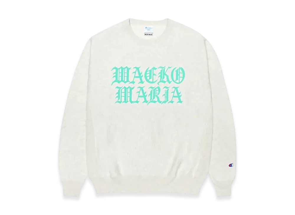WACKO MARIA x Champion Reverse Weave Crew Neck Sweat Shirt 