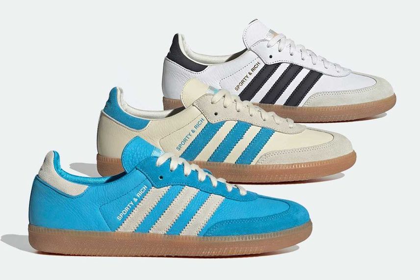 Sporty & Rich × adidas Samba OG 
