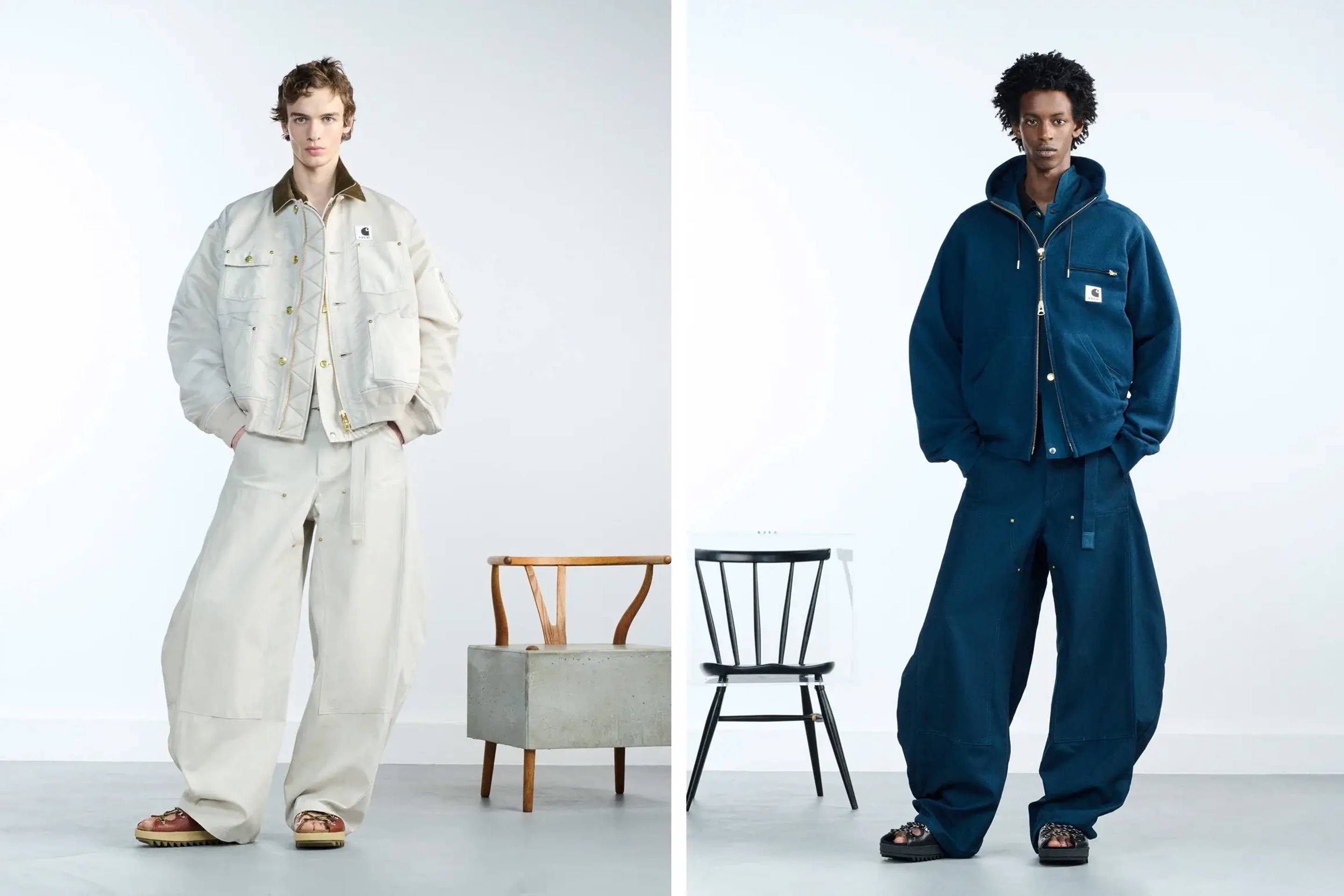 sacaiがCarhartt WIPを再構築。ワークとテーラリングを融合した26SS