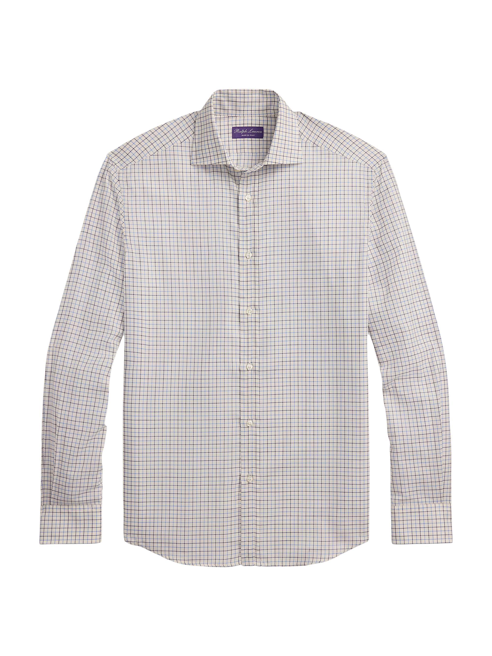 Ralph Lauren Purple Label Plaid Twill Shirt | Saks Fifth Avenue