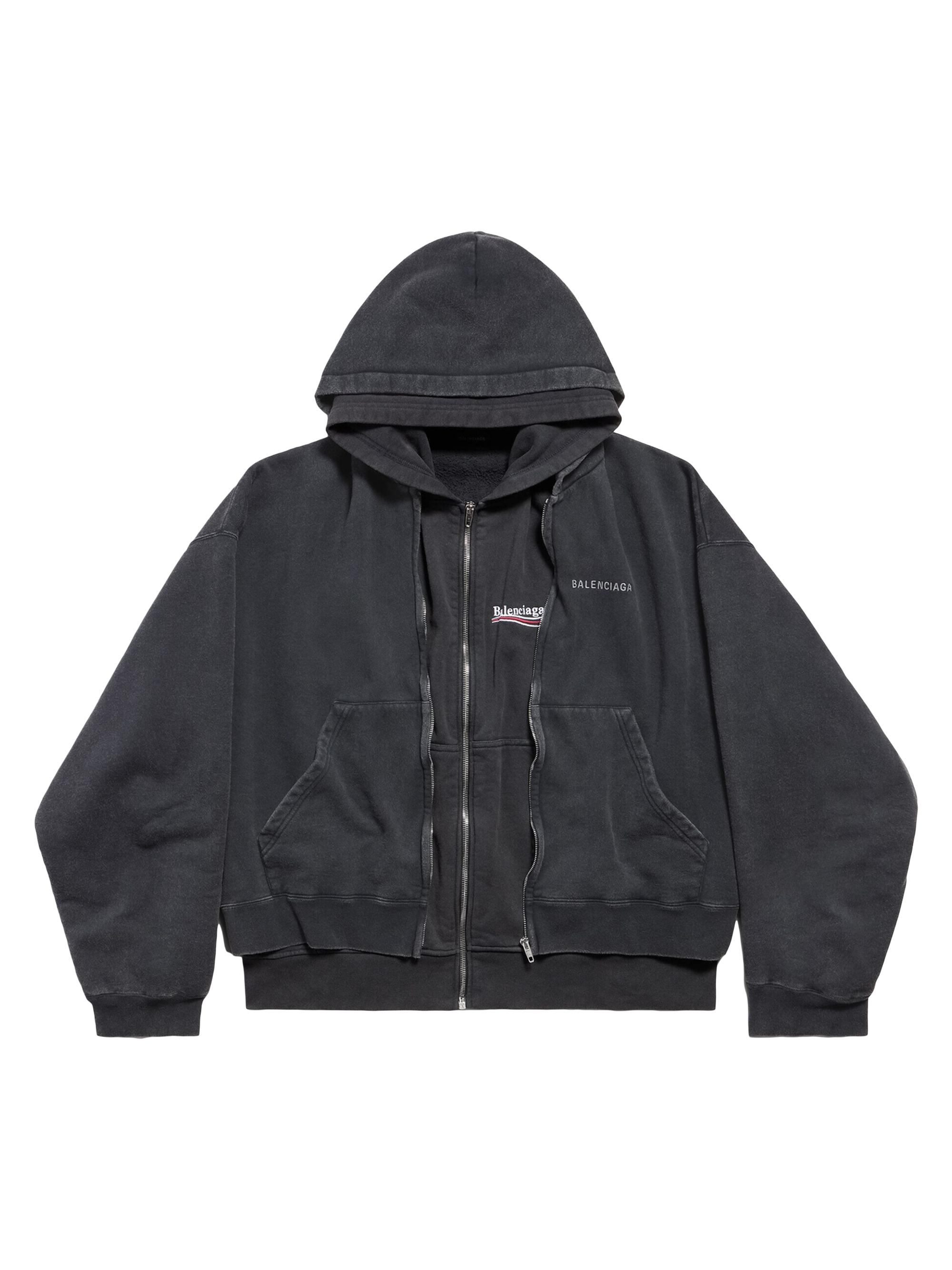 Balenciaga Back Flip Round Oversized Hoodie | Saks Fifth Avenue