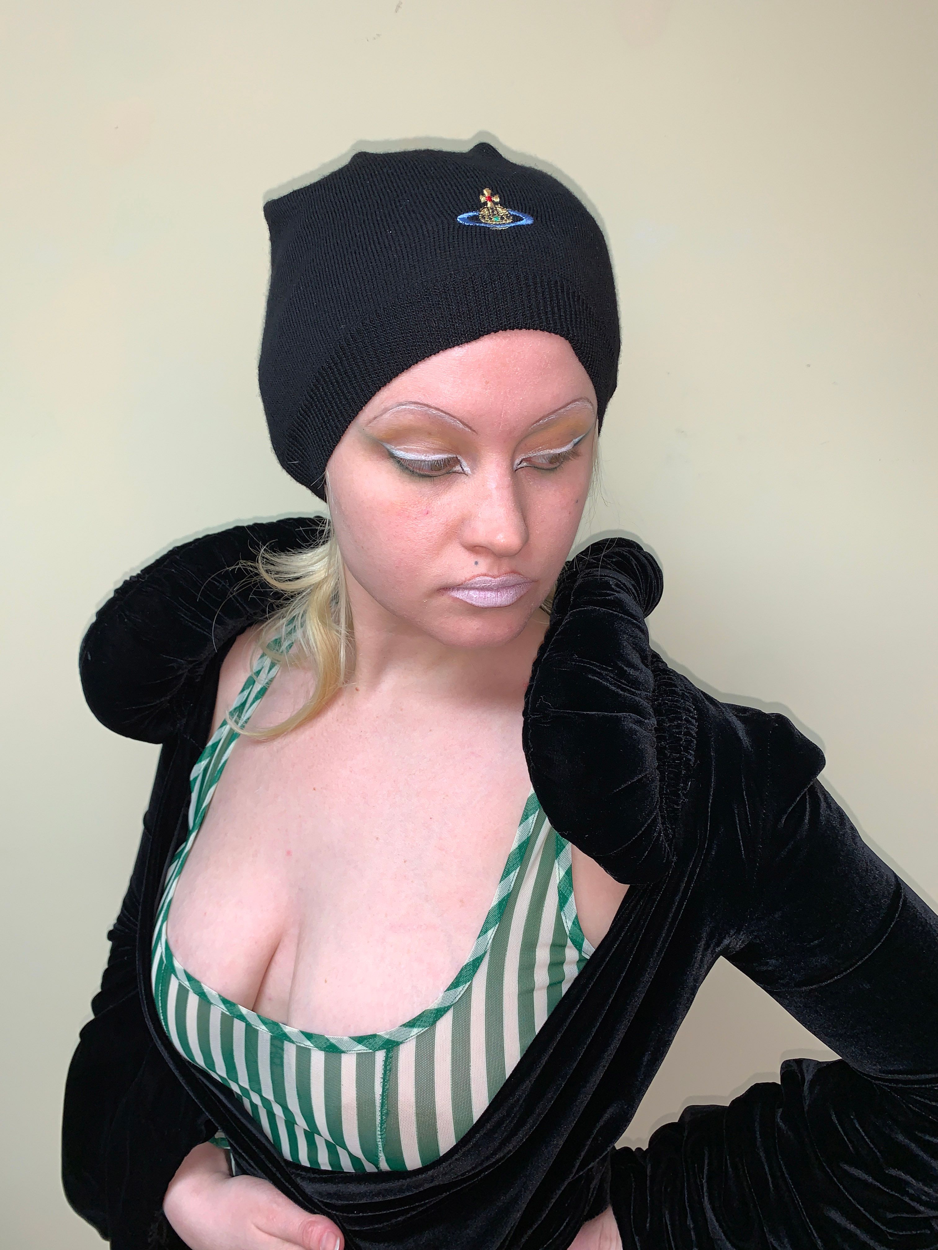 Vivienne Westwood 90s Logo Knit Cap