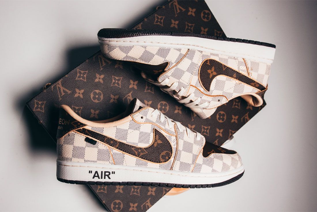 The Shoe Surgeon Crafts Custom Louis Vuitton Air Jordan 1 Inspired