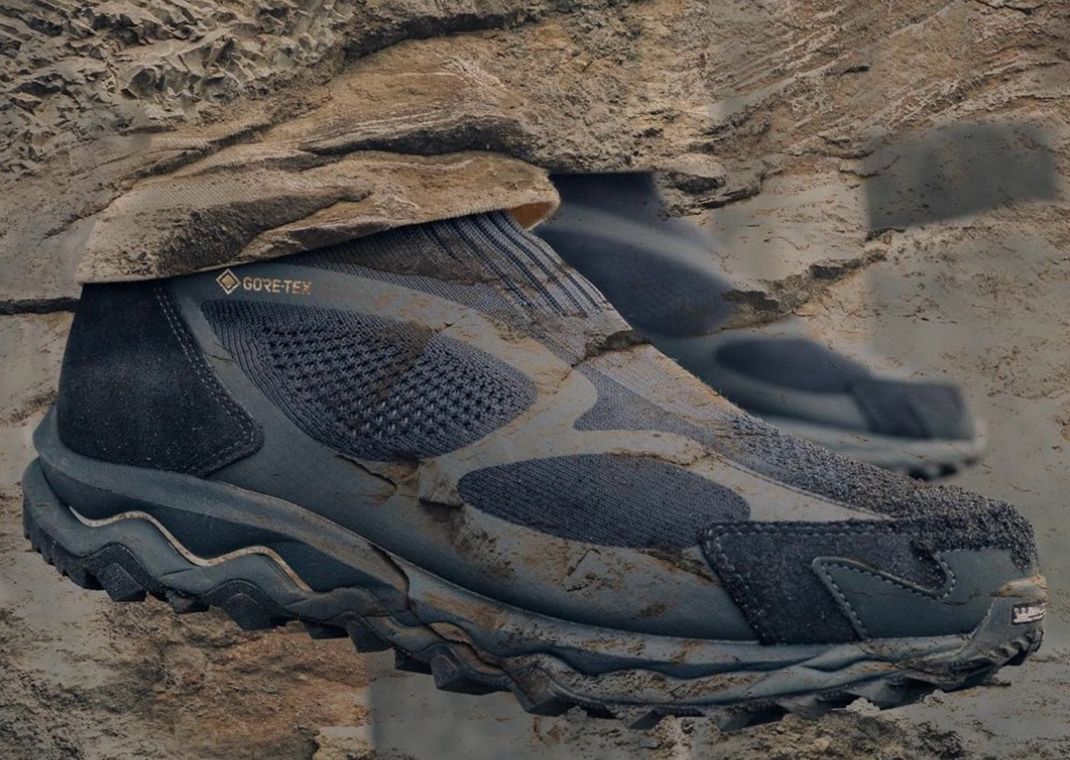 The nonnative x Mizuno Wave Mujin TL Mid GTX Black Releases