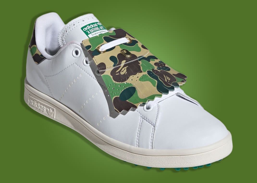 The BAPE x adidas Stan Smith Golf Collection Releases October 2023