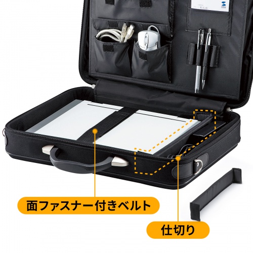 BAG-EVA6BKN【セミハードPCケース（16インチワイド・シングル