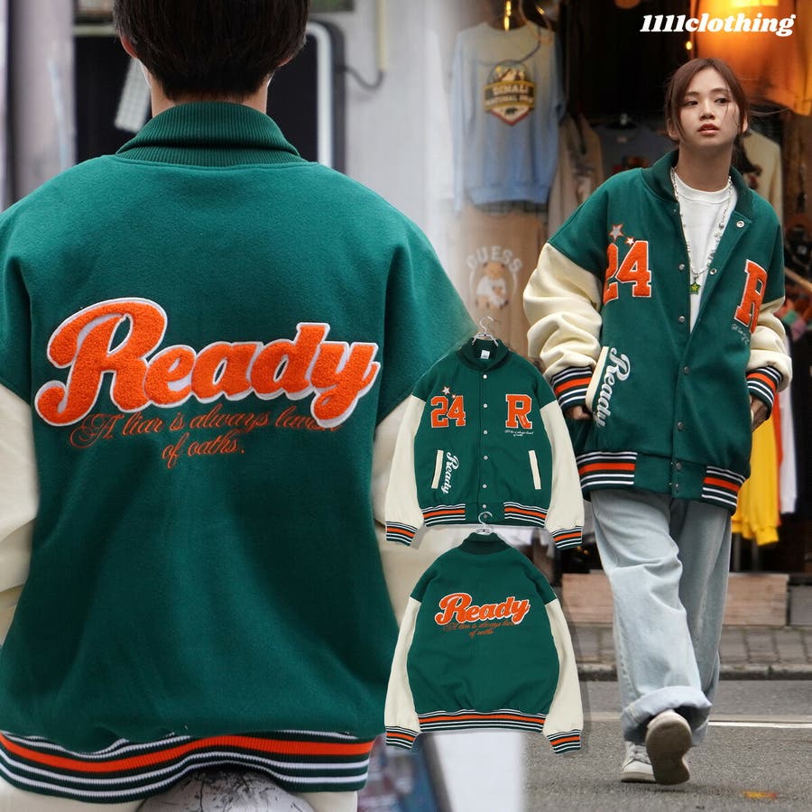 Ready サガラ刺繍ワッペン スタジャン[品番：OCGW0002428]｜ONE 4