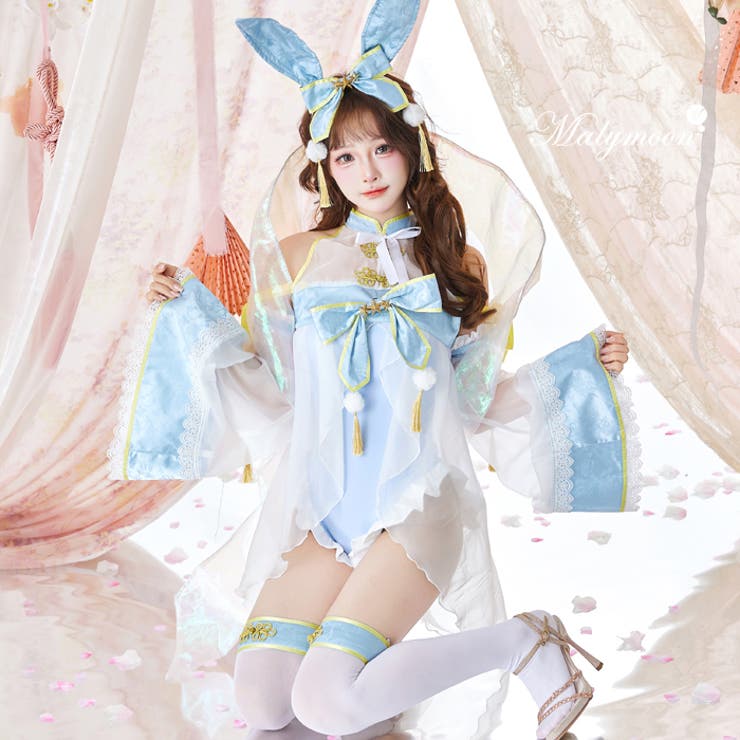 シャーベットカラー織姫バニー《オリジナルコスプレ9点セット