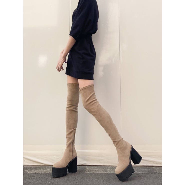 タンクバルキーロングブーツ[品番：MKSW0039043]｜EMODA（エモダ）の