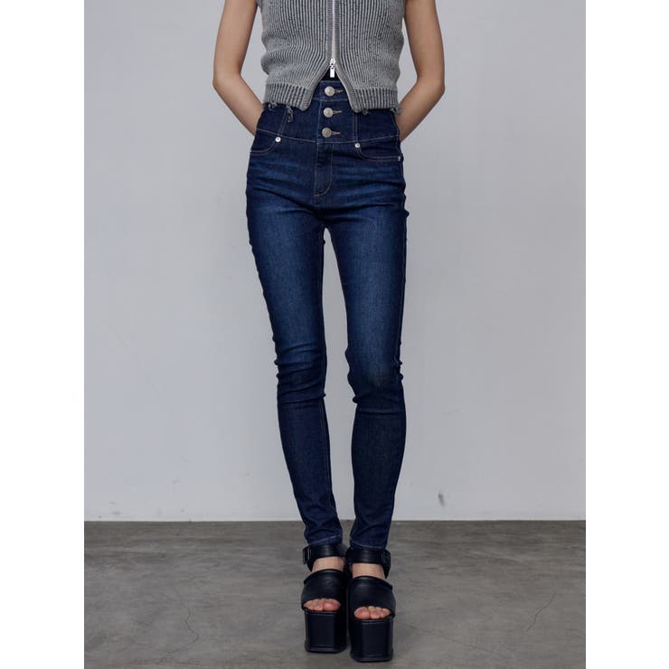 ELDER】モンスターハイウエストデニム[品番：MKSW0064317]｜EMODA