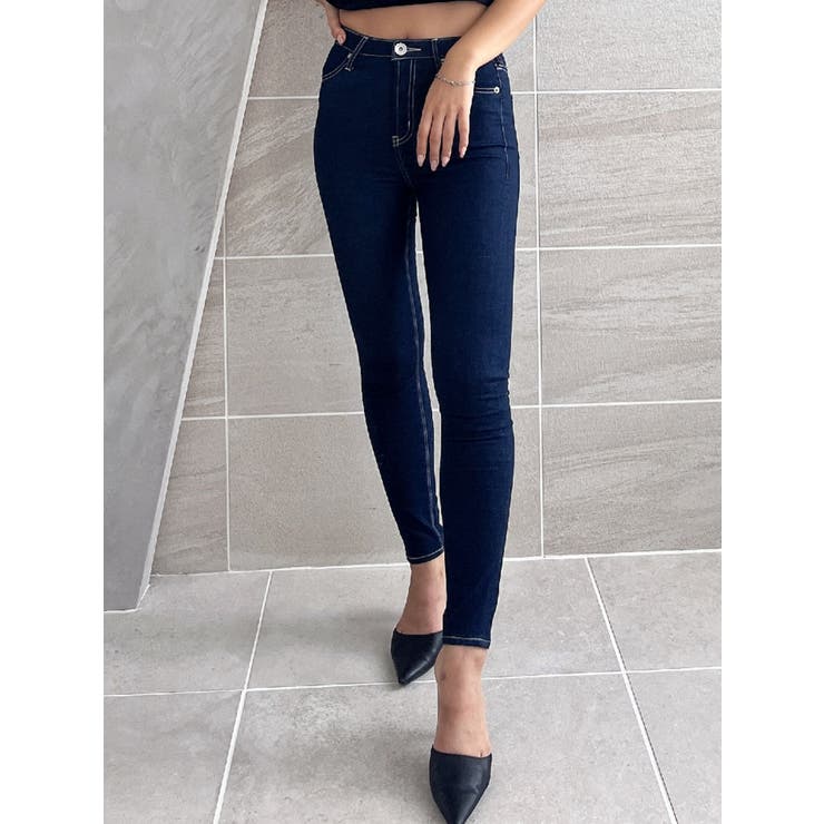 ハイウエストワンウォッシュスキニーパンツ[品番：MKSW0059315]｜GYDA