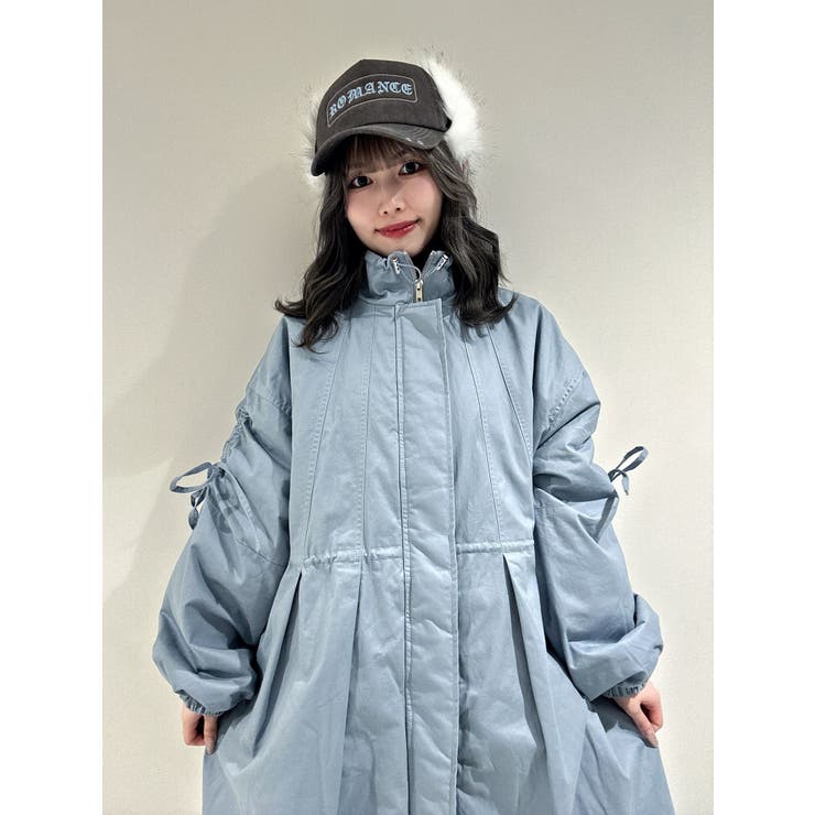 ギャザーリボンモッズコート[品番：MKSW0066638]｜jouetie（ジュエティ