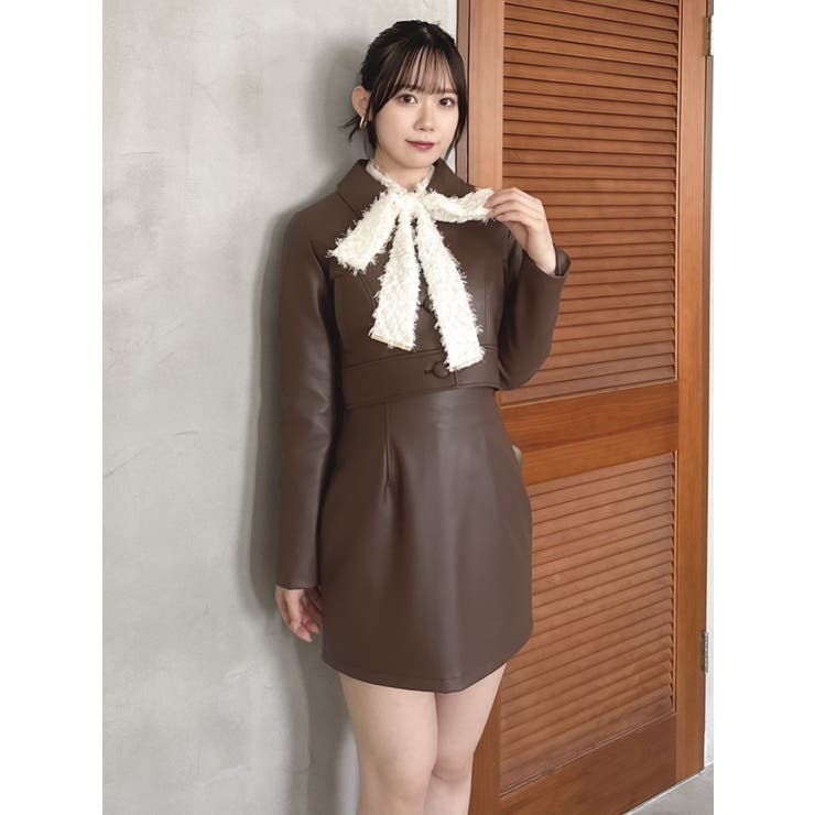 SETUP】ショートタイトマテリアルジャケット※セットアップ対応[品番