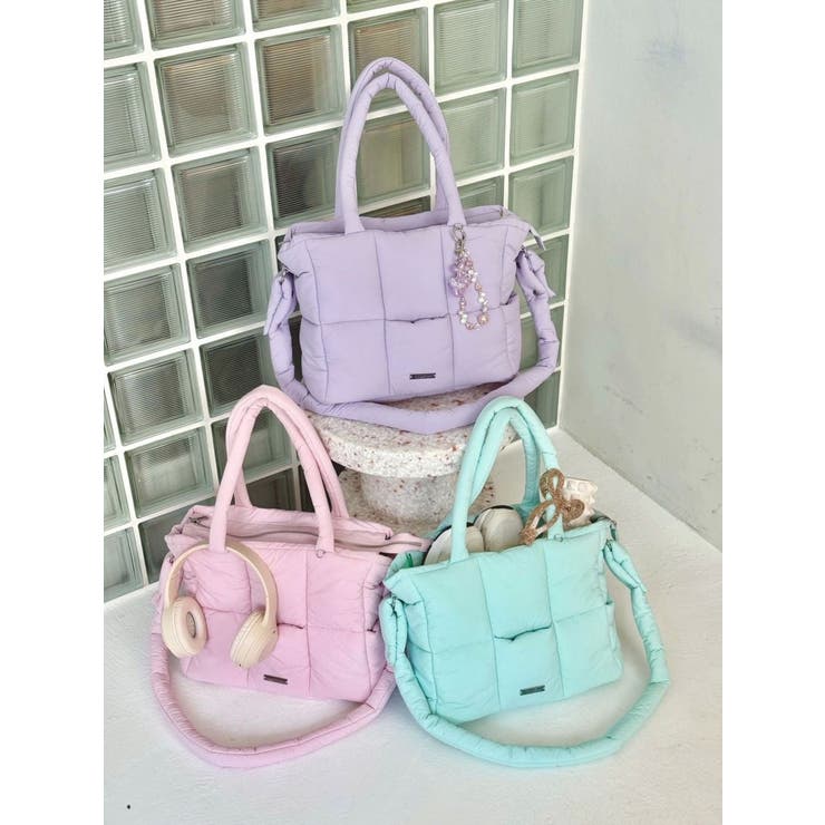 吉田朱里】マシュマロトートバッグ[品番：MKSW0066175]｜dazzlin