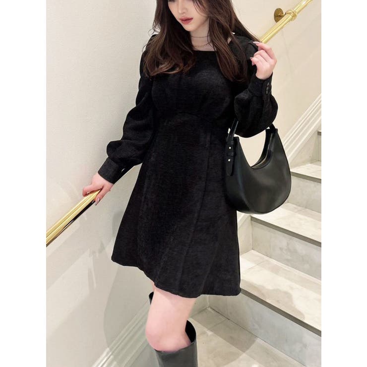 ハイウエストツイードミニワンピース[品番：MKSW0054493]｜RESEXXY