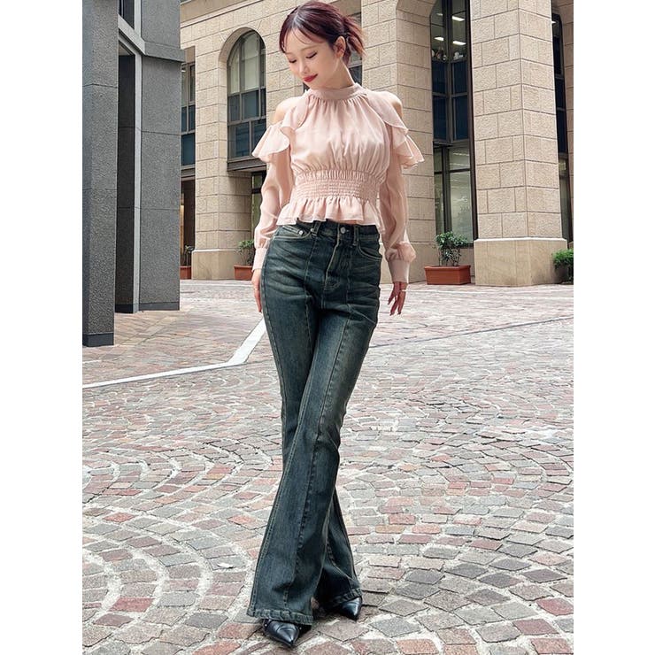 スタイルメイクフレアデニムパンツ[品番：MKSW0067618]｜RESEXXY