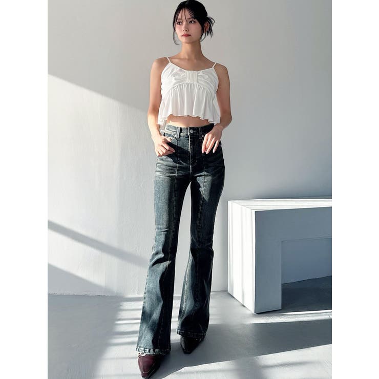 スタイルメイクフレアデニムパンツ[品番：MKSW0067618]｜RESEXXY