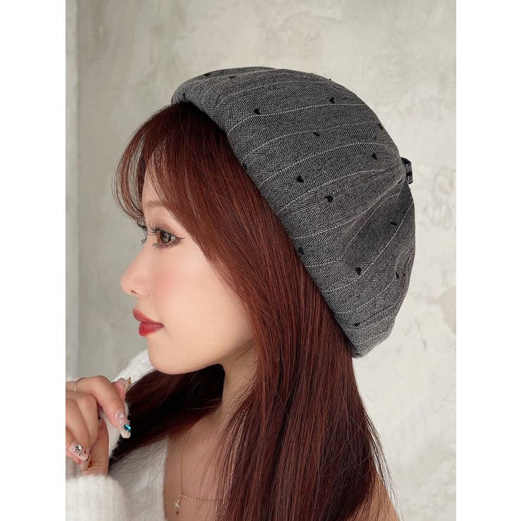 ミニマルモチーフベレー帽[品番：MKSW0068330]｜RESEXXY（リゼクシー