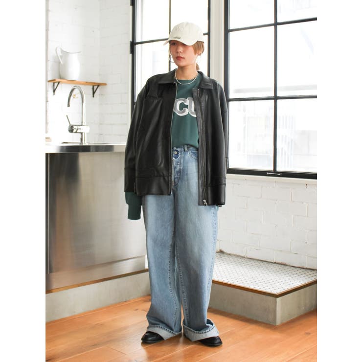 ロールアップルーズデニム[品番：MKSW0061542]｜Ungrid（アングリット