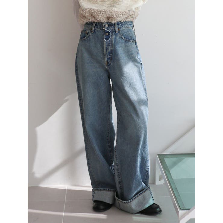 ロールアップルーズデニム[品番：MKSW0061542]｜Ungrid（アングリット