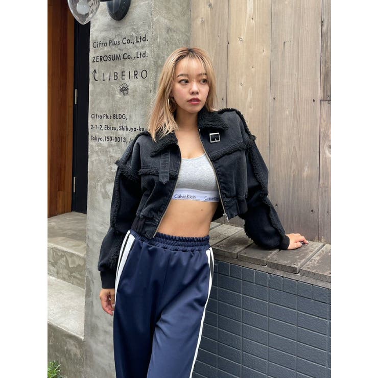 デニムボアブルゾン【セットアップ着用可能】[品番：MKSW0053666