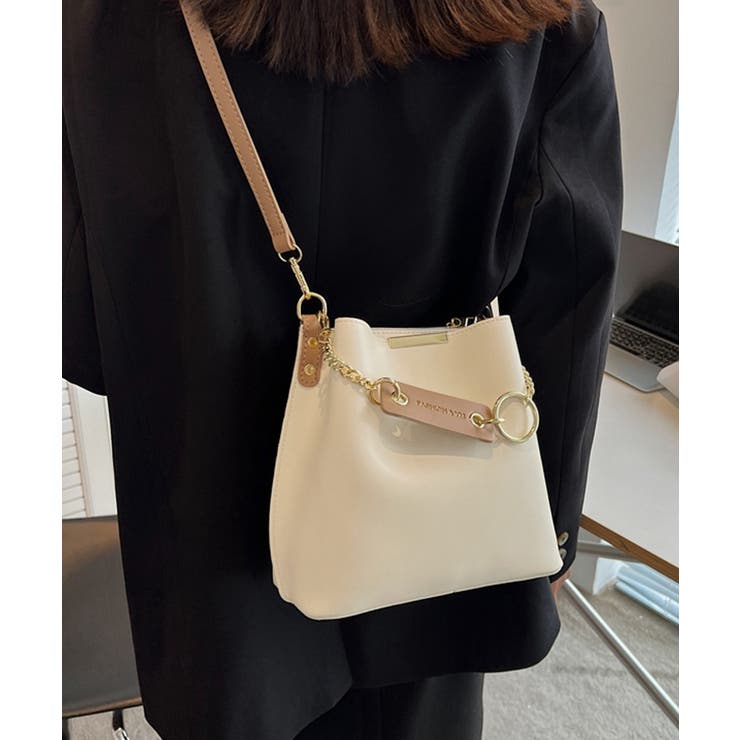 ショルダーバッグ 2wayバケットバッグ[品番：II000011452