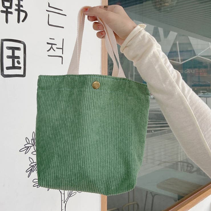 コーデュロイ ミニトートバッグ レディース[品番：II000005253