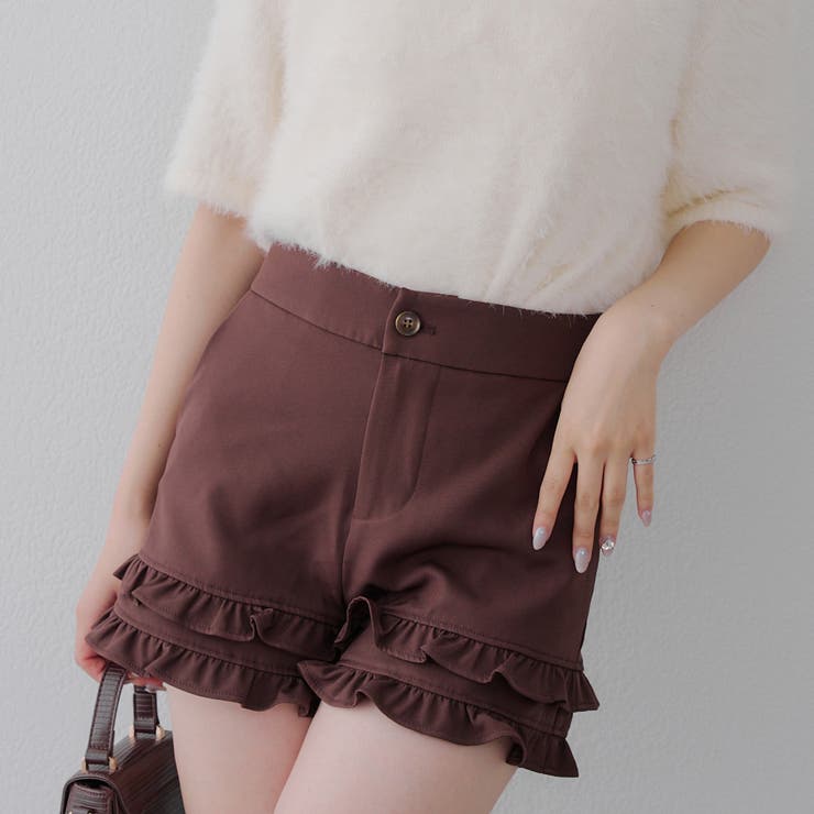 2段フリルショートパンツ[品番：OLOW0016464]｜RMAF NICE CLAUP