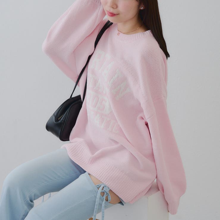 8色展開】ロゴモールニット[品番：OLOW0017293]｜RMAF NICE CLAUP