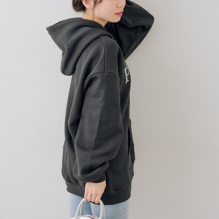 スパンコールロゴ裏起毛パーカー[品番：OLOW0017479]｜RMAF NICE CLAUP