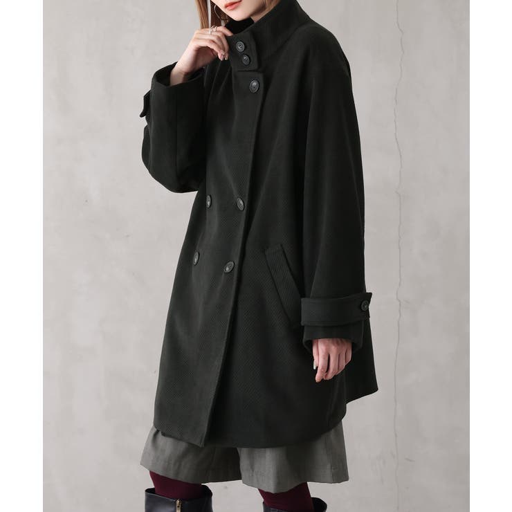 n'OrLABELスタンドカラーミドルコート [品番：MITW0016991