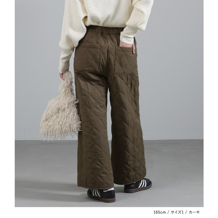 n'OrLABELキルティングパンツ[品番：MITW0017758]｜osharewalker
