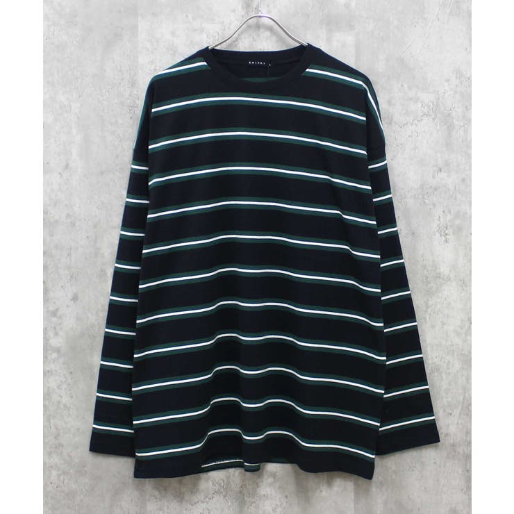 ボーダーロンT メンズ Tシャツ[品番：MSSK1628049]｜NEXT WALL