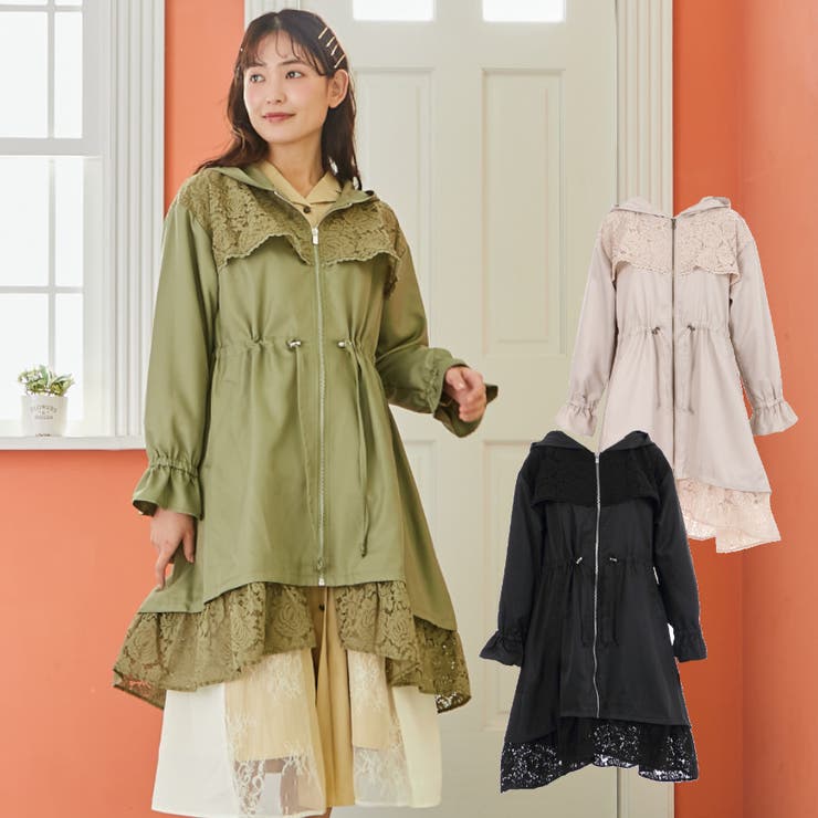 スプリングモッズコート[品番：IGAW0001412]｜axes femme（アクシーズ