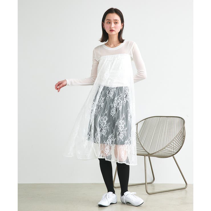 マルチウェイレーススカート[品番：ADEW0004846]｜ad thie（アドティエ