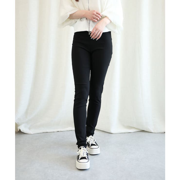 50万枚突破 ハイウエストストレッチ美脚スキニーレギンスパンツ