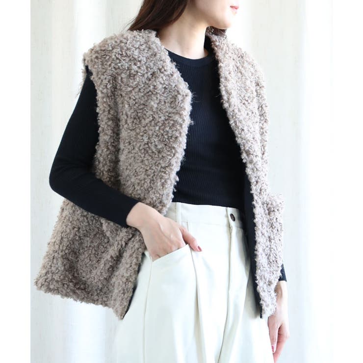 オリジナル2WAYボアベスト【AW】[品番：XT000011672]｜aimoha