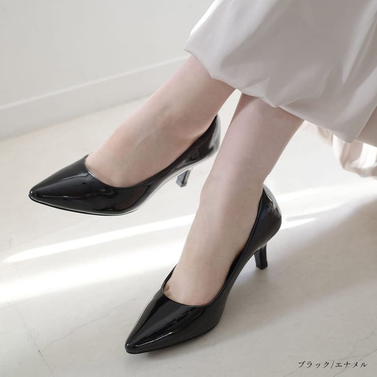 6センチヒール 走れる パンプス レディース[品番：BNZS1683240