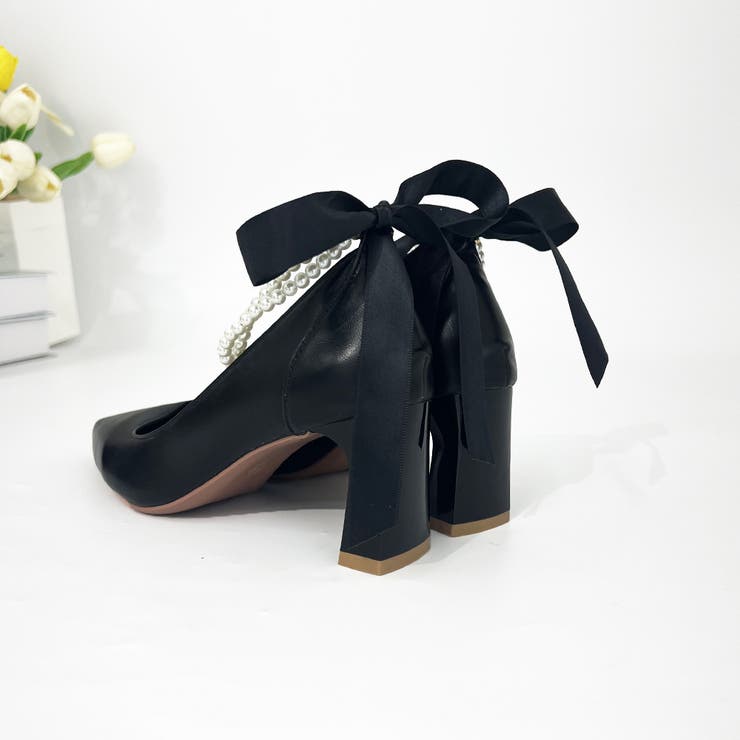 パンプス ハイヒール アンクルストラップ[品番：AGCW0004736