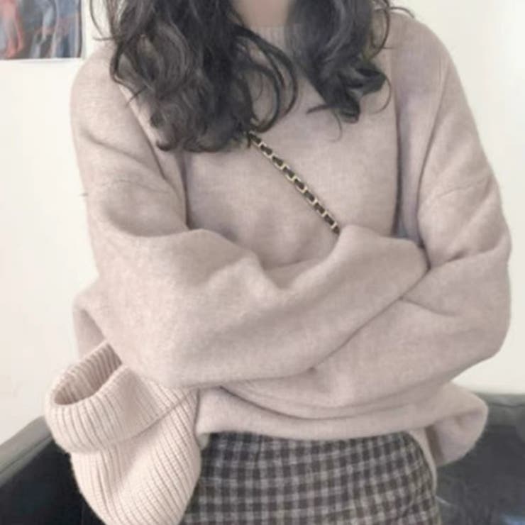 ミックスカラーオーバーニット ユニセックス カラーニット[品番