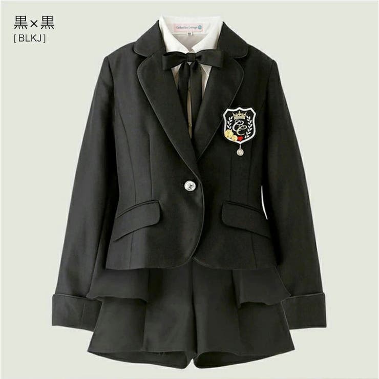 ガールズぺプラムパンツスーツ6点セット 卒業式 スーツ[品番