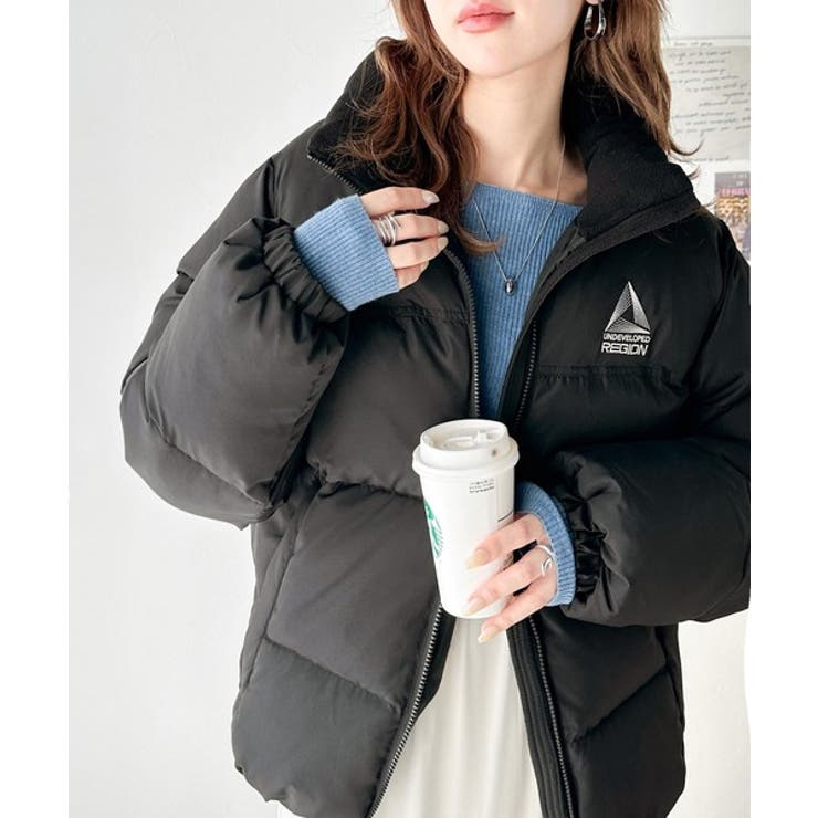 軽くて暖かい真冬の味方。中綿フェイクダウンジャケット[品番