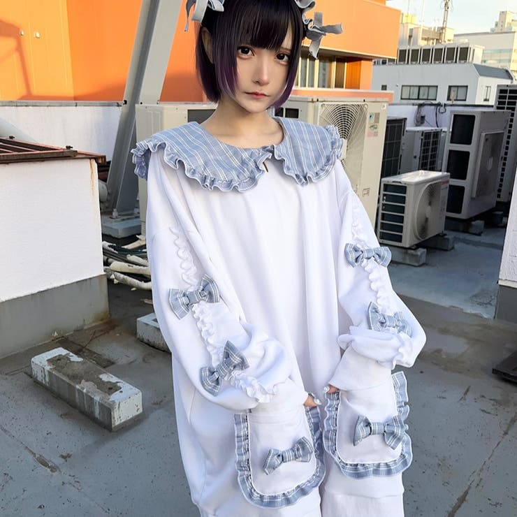 ililil フリルパーカー天使界隈