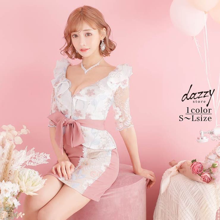 キャバ ドレス 明日花キララ着用[品番：DY000017886]｜Dazzy（デイジー