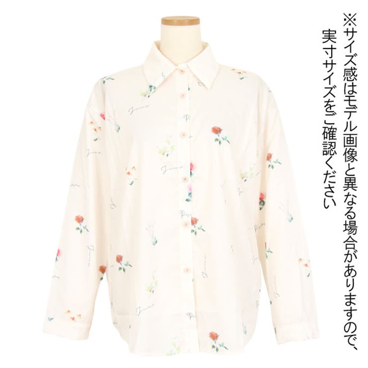 柄シャツ 小花柄 ブラウス[品番：DCTW0004070]｜Decorative