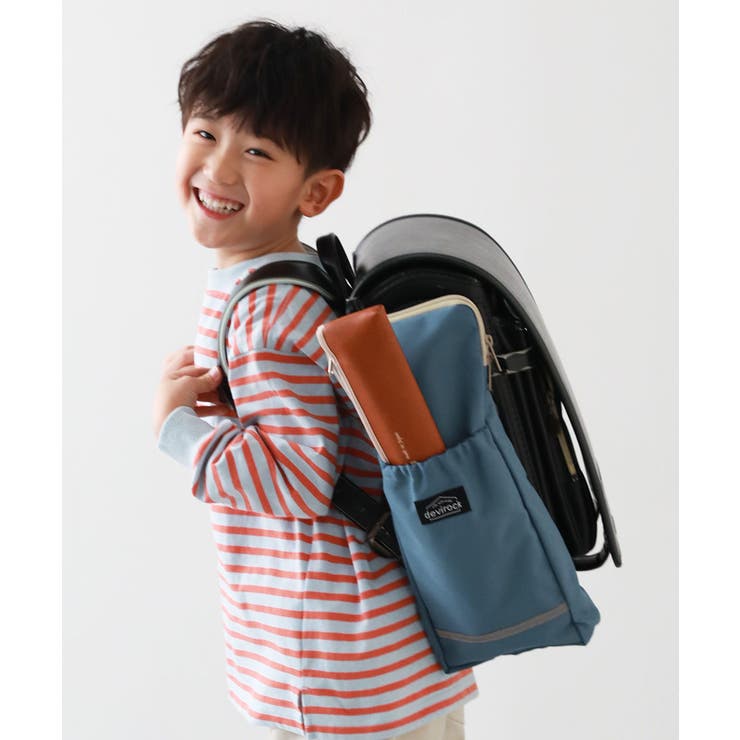 たくさん収納できる ランドセル用サイドポケット(リフレクター付き