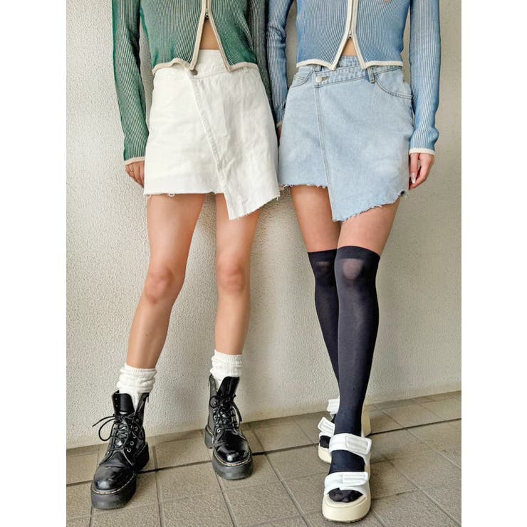 ラップデニムミニスカート[品番：EO000006269]｜EGOIST（エゴイスト