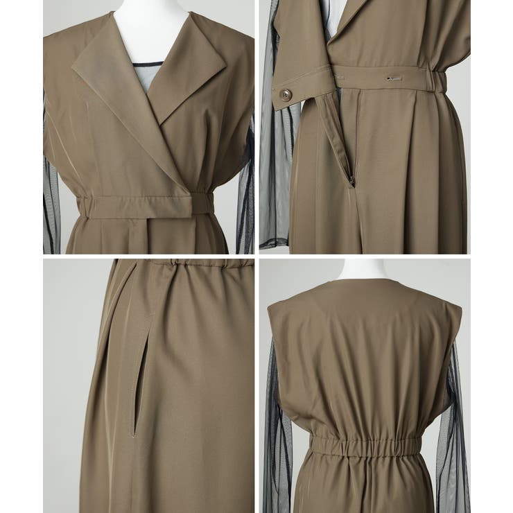 niana ニアナ スタンドアウトカラーオールインパンツ[品番