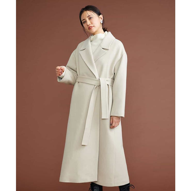 ウールビーバーロングチェスターコート[品番：ITKW0009575]｜MICHEL