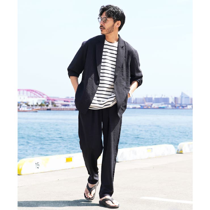 セットアップ メンズ テーラードジャケット[品番：JG000014499